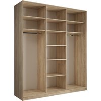 Шкаф-купе Евва АЭП ШК.3 01 24 SSG.03 (дуб сонома/дуб сонома/венге глянец)