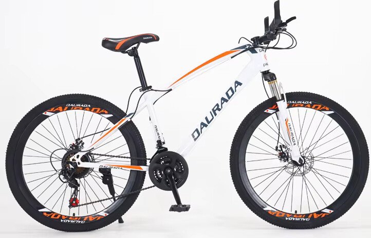 Велосипед Daurada D2-M092 р.17 (белый/оранжевый)