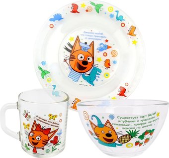 Набор сервировочный ND Play Три кота. Интересные факты 310954