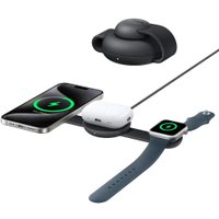 Беспроводное зарядное Anker MagGo 3-in-1 Foldable Charging Pad 15W Qi2 Wireless B25M8 (черный)