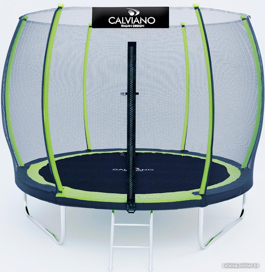 Батут Calviano Outside Master Green 312 см - 10ft (внешняя сетка, с лестницей)