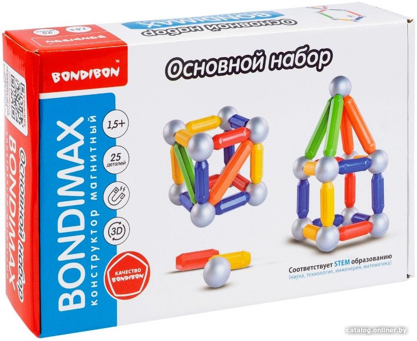 

Магнитный конструктор Bondibon Bondimax ВВ6041