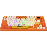 Клавиатура Ajazz AK820 Max (оранжевый/белый, Ajazz Avocado)