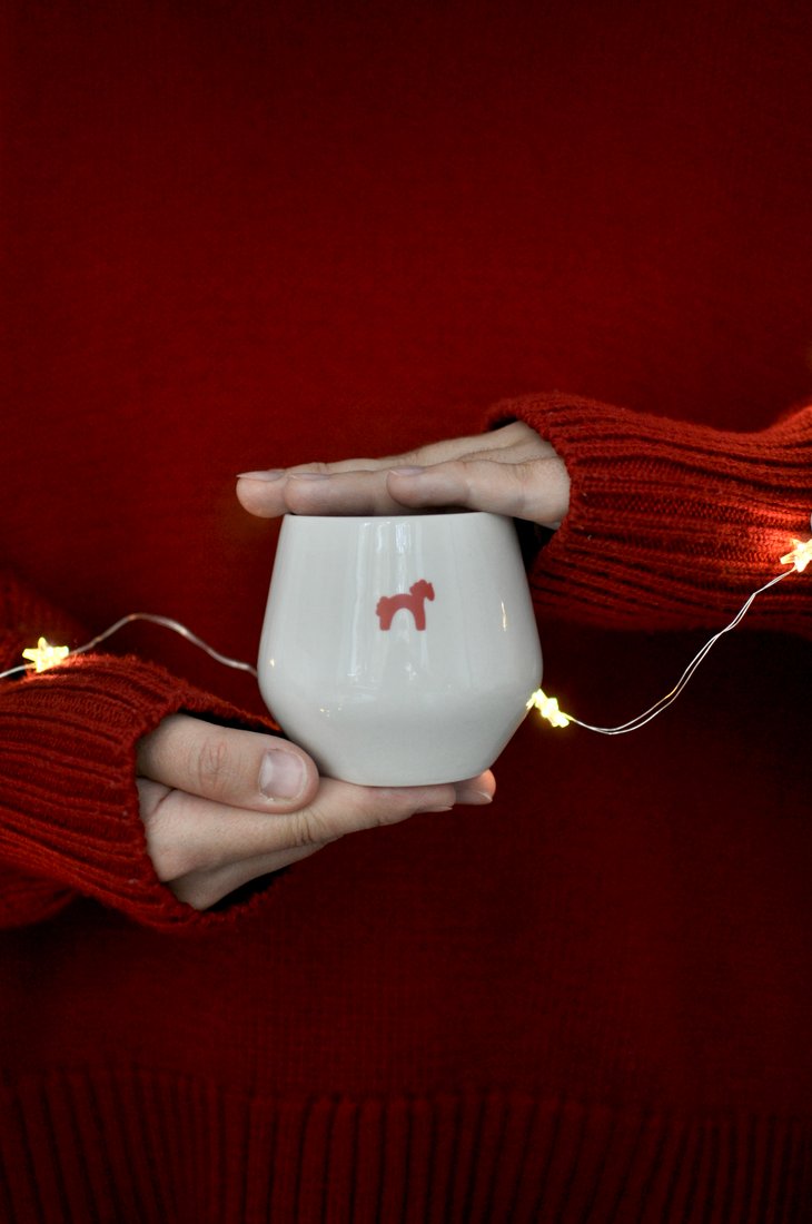 

Стакан Ceramicmay Маленький с лошадкой