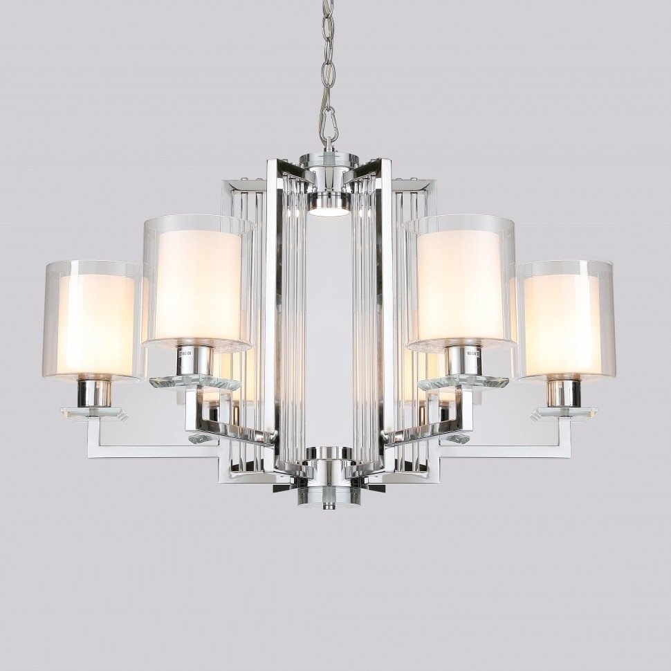Подвесная люстра iLamp King RM6201-6 CR+CL