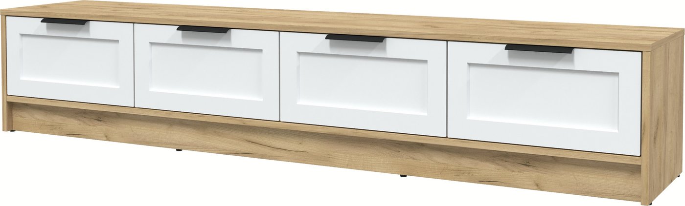 

Тумба Интерлиния ТВ Концепт Тренд КТ-ТВ4-35 (дуб золотой/белый)