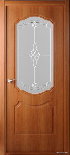 Межкомнатная дверь Belwooddoors Перфекта 60 см (стекло, экошпон, орех миланский/мателюкс 36)