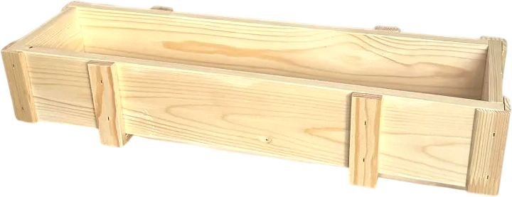 

Кашпо KraftHouse Балконный ящик 15x9x72 2043416437143 (натуральный)