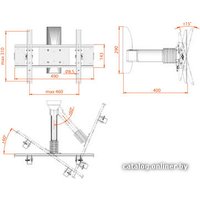 Кронштейн для телевизора Electric Light КБ-01-58