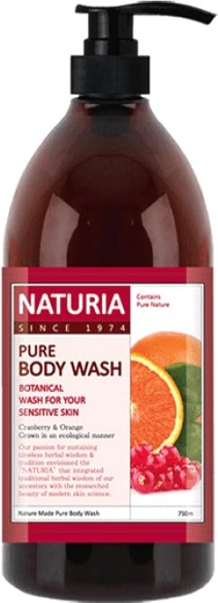

Evas Гель для душа Naturia Pure Body Wash Cranberry & Orange 750 мл