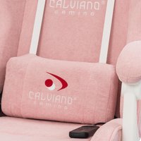 Игровое (геймерское) кресло Calviano Nero (pink plush)
