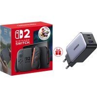 Игровая приставка Nintendo Switch 2 (Mario Kart World Bundle) + зарядное устройство Ugreen CD244 10335 по акции