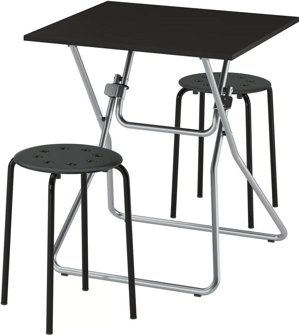 Кемпинговый стол со стульями Ikea Gunde 59626552
