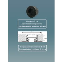 Трековая розетка AVEL шинопровод 150 см + 6 ЕВРО розеток (черный)