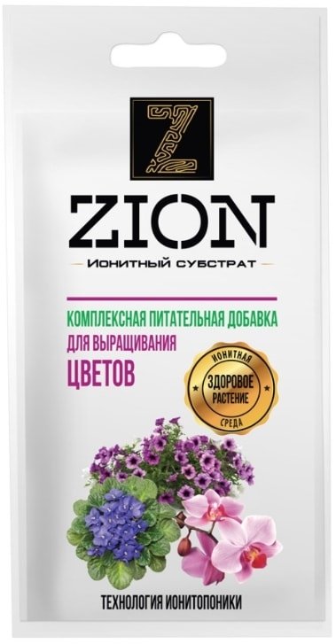 

Удобрение Zion для цветов (саше, 30 г)