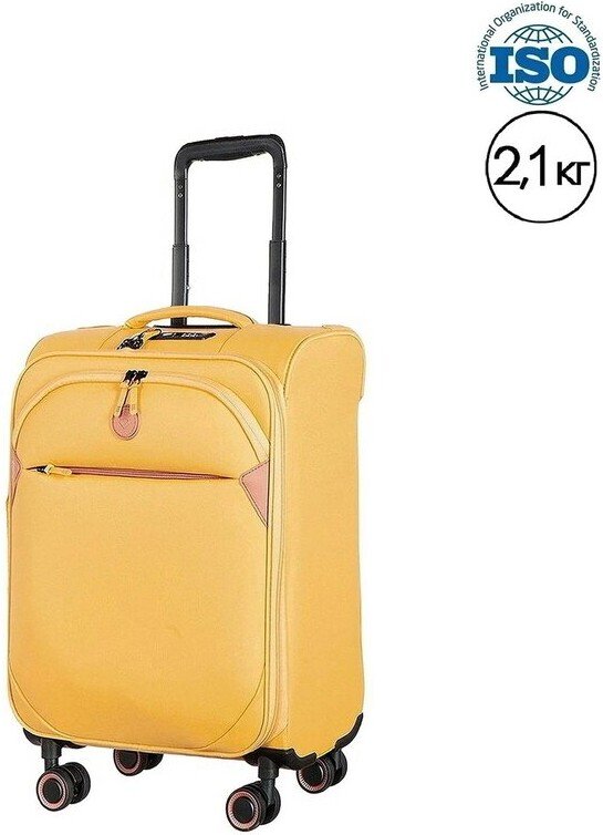 

Чемодан-спиннер Verage Cambridge-II 20077W-1 55 см (нежный желтый)