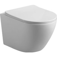 Унитаз подвесной Roxen Antares в комплекте с инсталляцией StounFix Dual Fresh 6 в 1 868504 (кнопка: черный матовая)