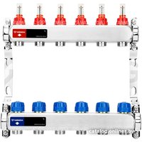 Запорная арматура Varmega Коллектор для теплого пола с расходомерами VM15106 ВР 1"