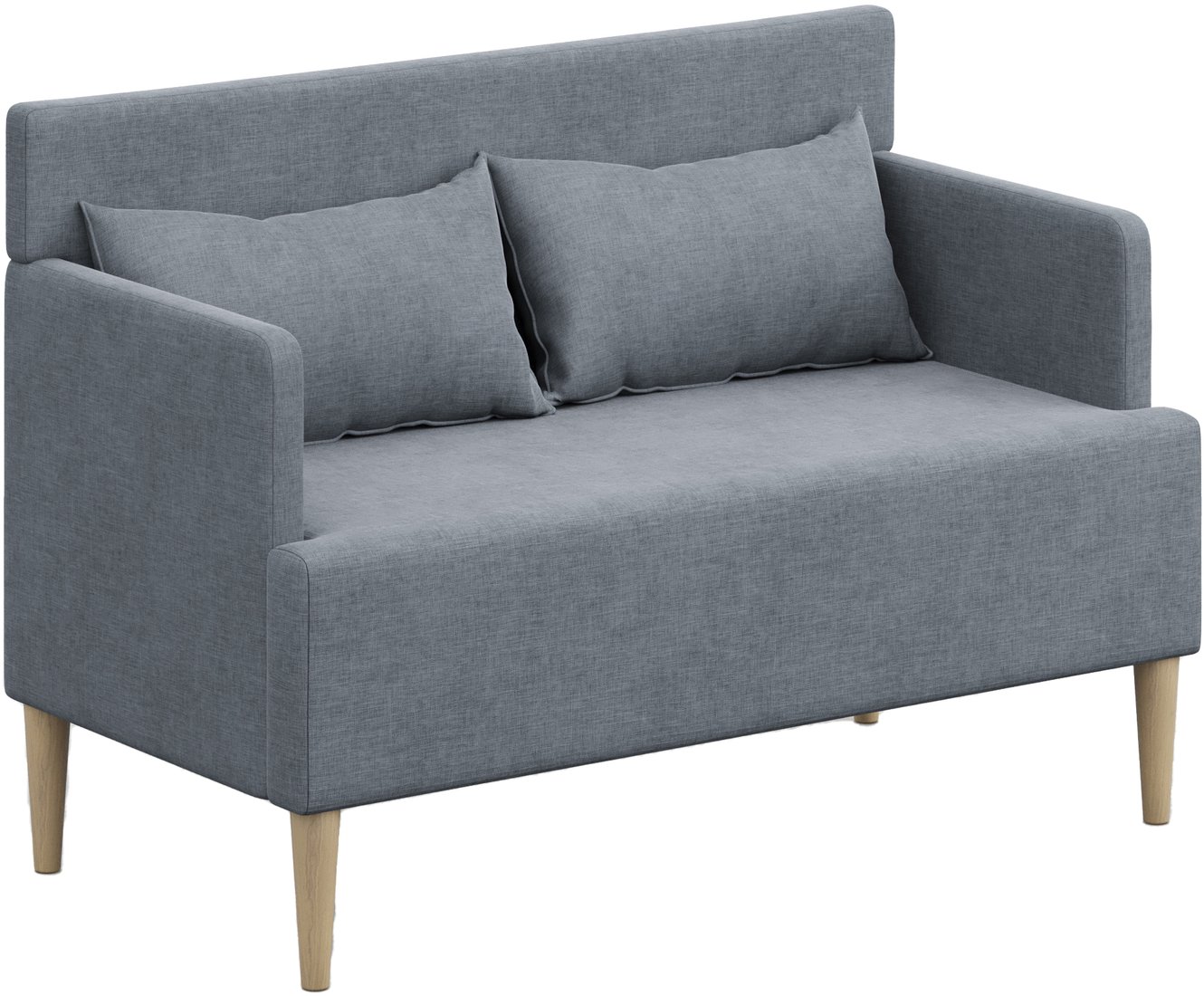 

Диван MONOFIX Киус 2-хместный (микровелюр/темно-серый №22)