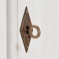 Шкаф распашной ММЦ Хельсинки 3GTM (белый воск/антик)