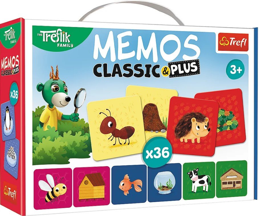 

Развивающая игрушка Trefl Мой первый мем. Животные и их дом 02333 (36 эл)