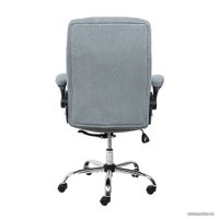 Офисное кресло AksHome Caesar Chrome (вельвет, серый)