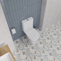 Унитаз напольный Lauter W224 2110224 + гигиенический душ Mist 21TZ221CH (горизонтальный выпуск)