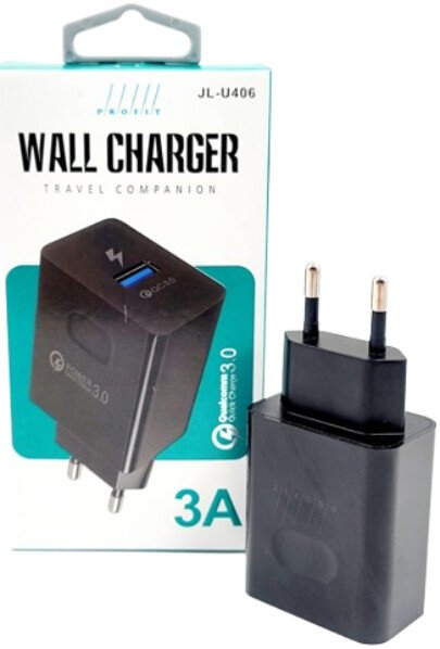 

Сетевое зарядное Profit JL-U406 (черный)