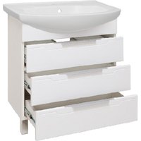  Runo Тумба с умывальником Верона 75 + Элеганс 75 (напольная)