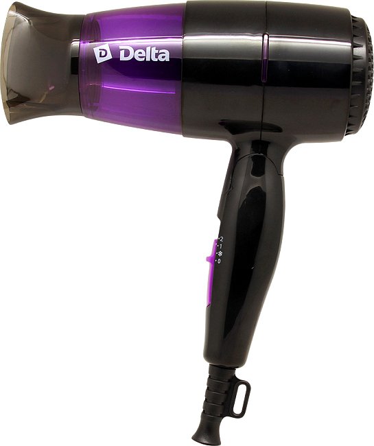 

Фен Delta DL-0907 (черный/фиолетовый)