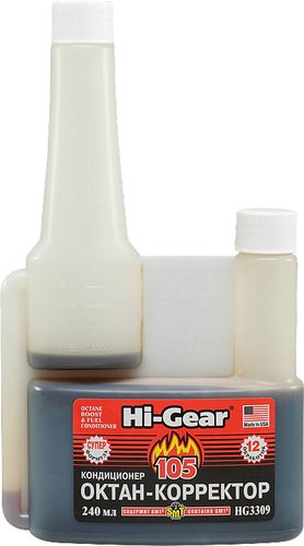 Присадка в топливо Hi-Gear Octane Boost & Fuel Conditioner with SMT2 240 мл (HG3309)