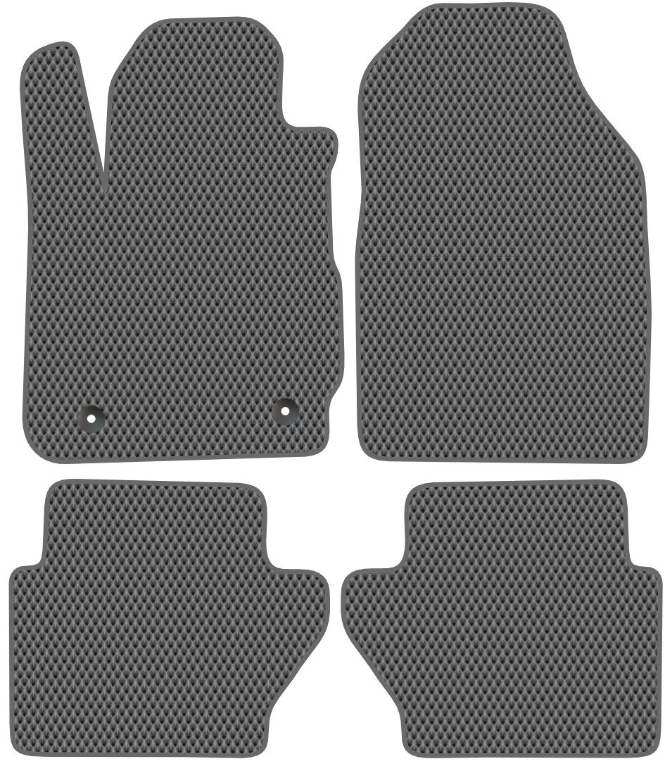 

Комплект ковриков для авто Alicosta Ford Fiesta VI (хэтчбек 5 дв / Mk7) 2013 - 2019 (серый, ромб)