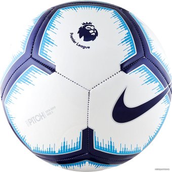 Nike Pitch Premier League SC359 (5 размер, белый/темно-синий)