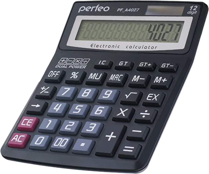 

Бухгалтерский калькулятор Perfeo PF A4027