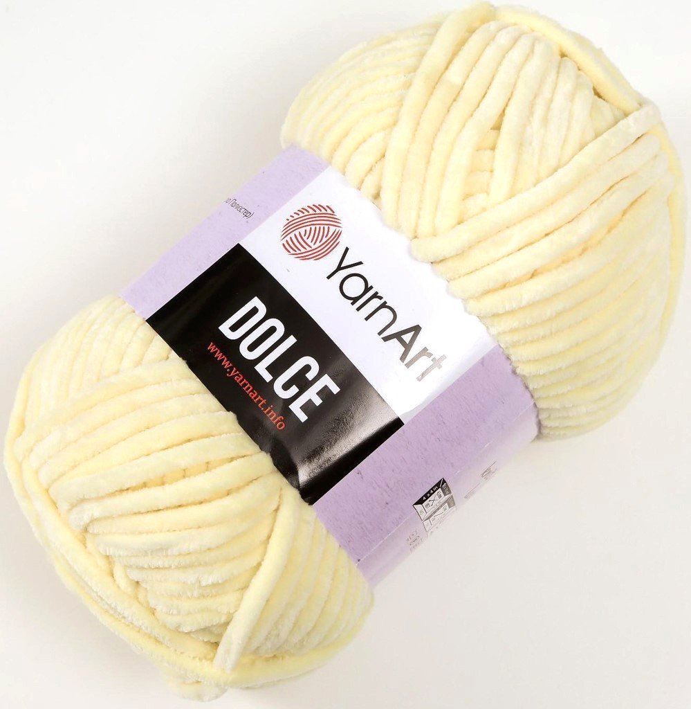 

Пряжа для вязания Yarnart Dolce 100% микрополиэстер 783 100 г (120 м, шампань)