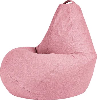 Кресло-мешок Мама рада! Elegant с двойным чехлом (рогожка, лаванда, XXL, smart balls)