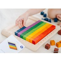 Кубики Plan Toys Счеты-мозайка 5468