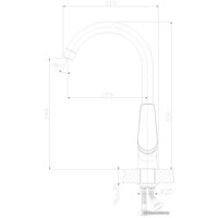 Смеситель Rossinka Silvermix S35-23 (серый)