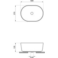 Умывальник Wellsee Belle Spa 335702000