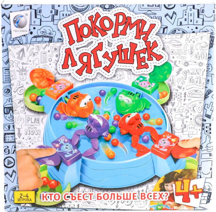 

Настольная игра Tongde Покорми лягушек. Кто съест больше всех