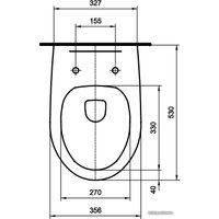 Унитаз подвесной Kolo Primo K83100