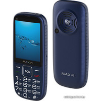 Кнопочный телефон Maxvi B9 (синий)