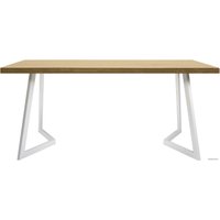 Кухонный стол Buro7 Уиллис 180 (классика, дуб натуральный/белый)