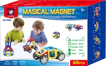 Магнитный конструктор Haiyuanquan 702A Магнитный конструктор