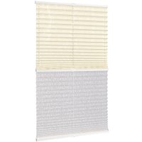 Плиссе Delfa Mirror СПШ-3901/3504 Plain Transparent (73x160, кремовый/белый)