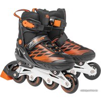 Роликовые коньки Ricos Stream PW-153B M (р. 37-40, черный/оранжевый)
