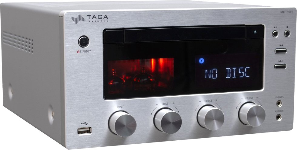 

CD-ресивер Taga Harmony HTR-1000CD v.2 (серебристый)