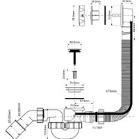 Сифон McAlpine MRB2C-PB