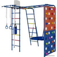 Детский спортивный комплекс Формула здоровья Street 2 (синий/радуга)