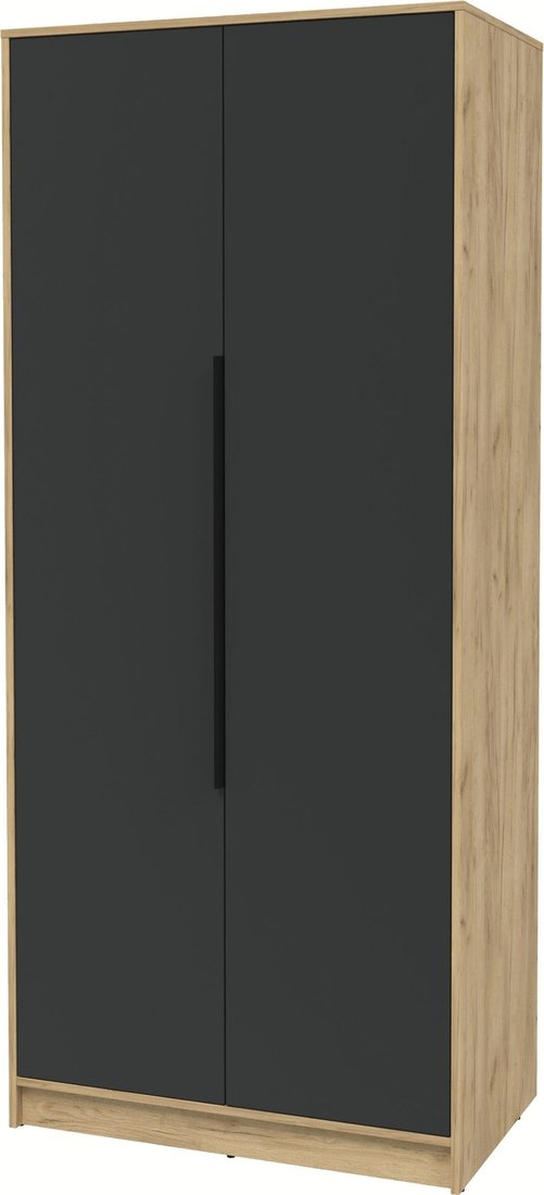 

Шкаф распашной Интерлиния Концепт КТ-Ш2 (антрацит/дуб золотой)